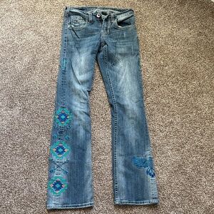 Cowgirl Tuff  Boot Cut Jeans